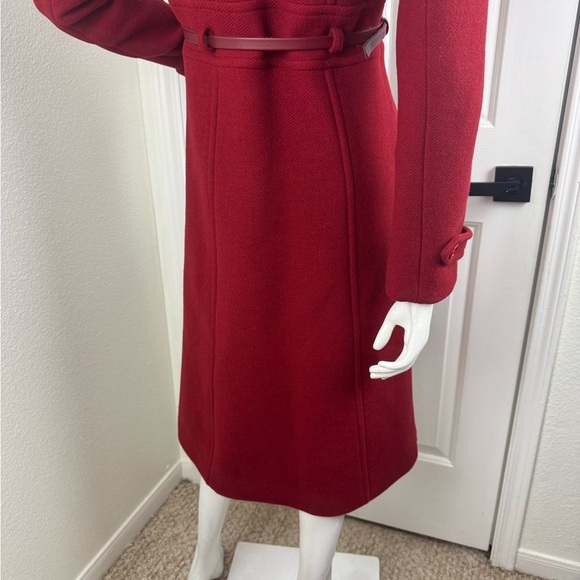 MaxMara Red Wool Coat - Picture 10 of 16